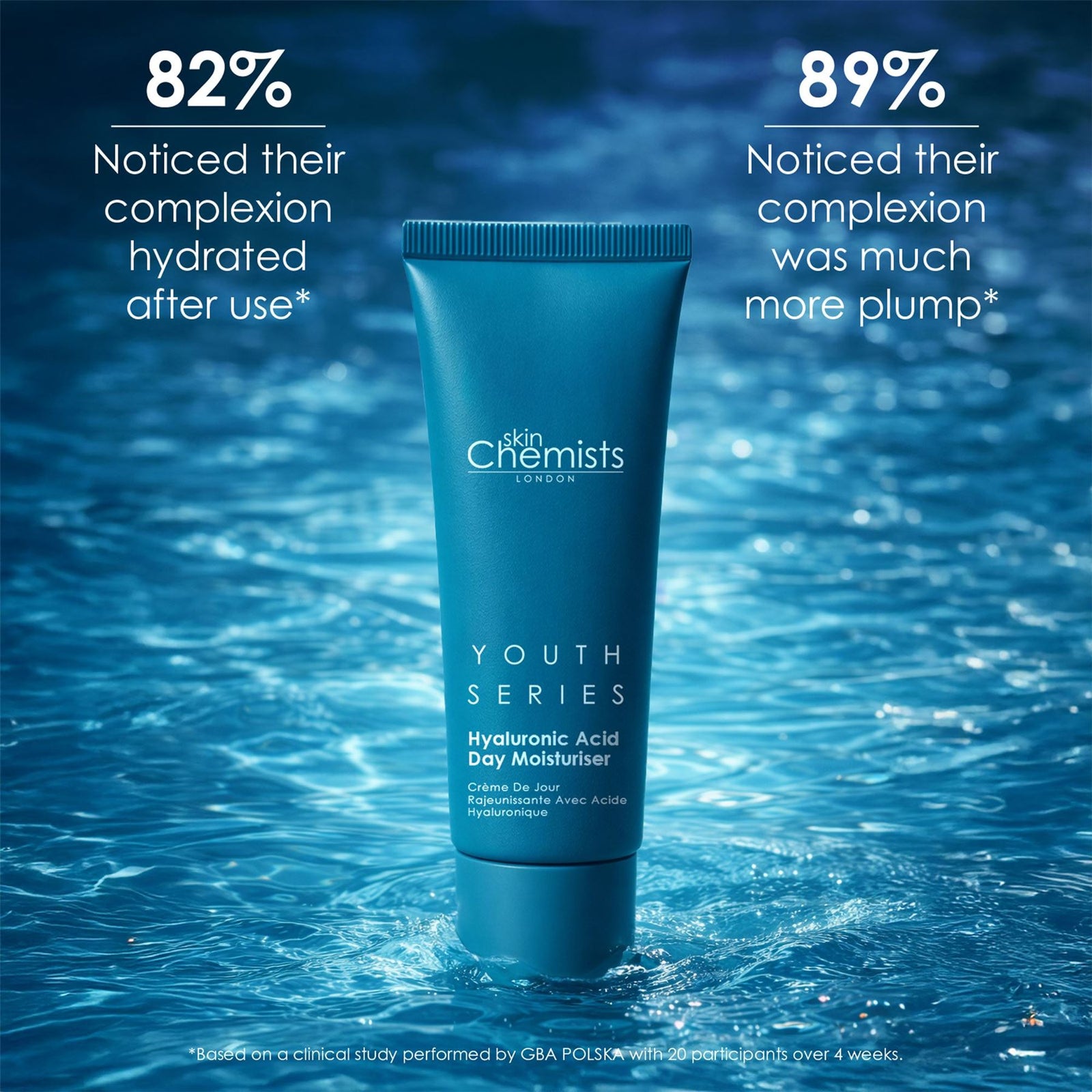 1% Hyaluronic Acid Anti-ageing Day Moisturiser 50ml For Hydration And Plumping