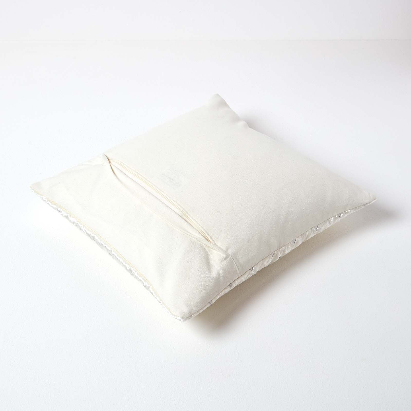 Crushed Velvet Cushion Cover | 40cm x 40cm | Cream