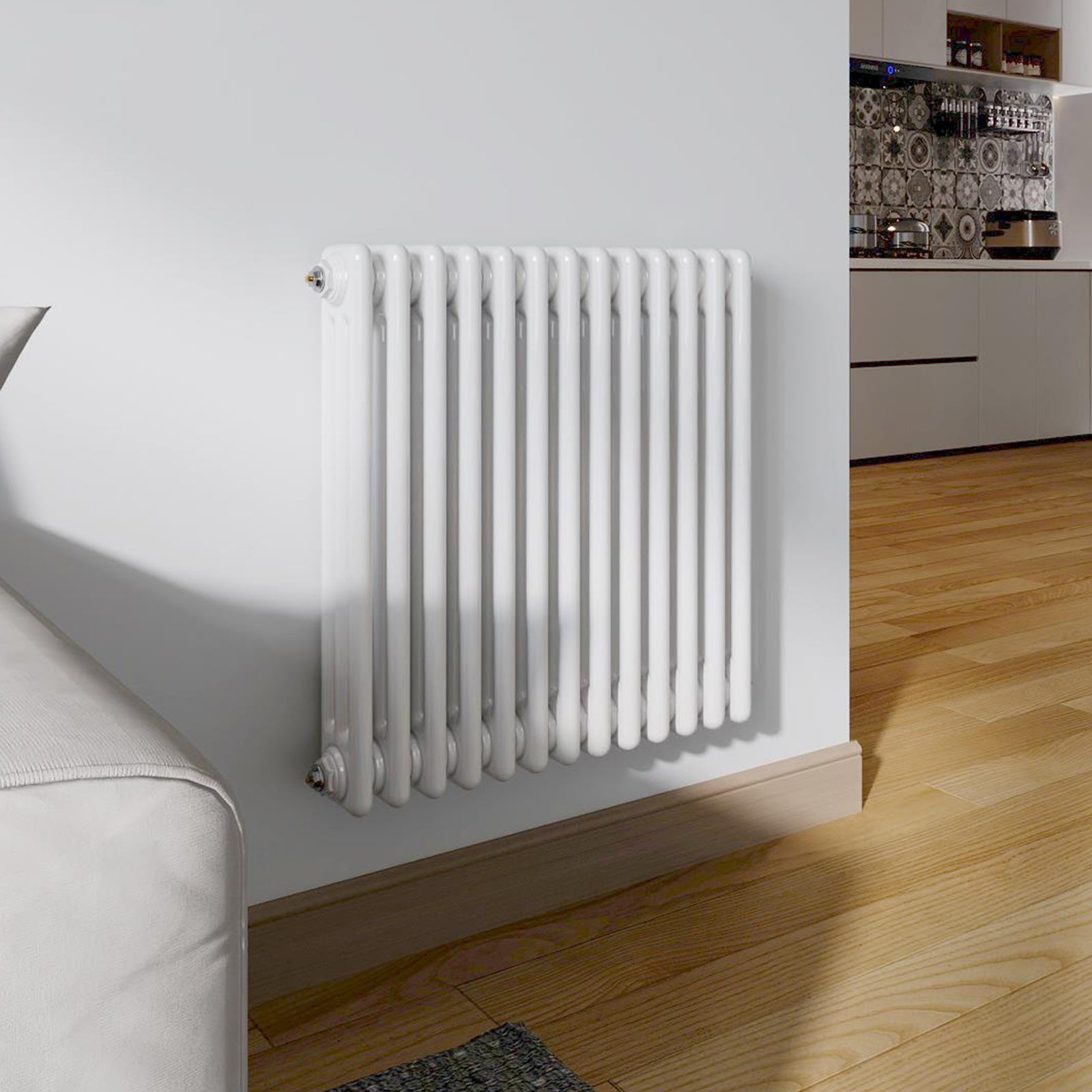 3637 Btu Horizontal 3 Column Radiator