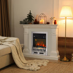 Electric Fireplace 1/2kw Led Fire Remote Control Heater