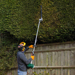 26cc Petrol Long-reach Hedge Trimmer 42cm Dual-action Blade 2.3m Reach