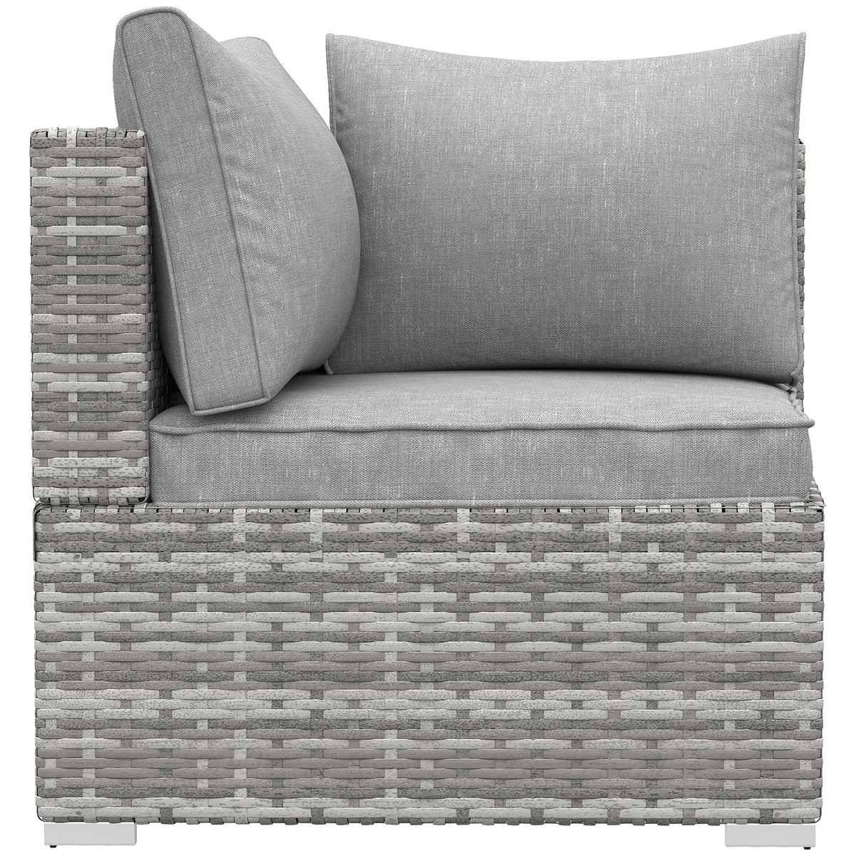 Pe Rattan Wicker Corner Sofa Garden Single Sofa Chair