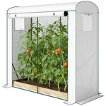 Mini Greenhouse, Portable Indoor Outdoor Green House With Pe Cover | White