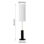 127cm Height E27 1-light Fabric Lampshade Floor Lamp With Foot Switch
