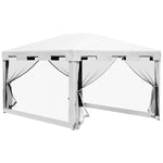 Party Tent Waterproof Garden Gazebo Canopy Cover Shade | White