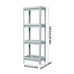 4 Layers Freestanding Plastic Corner Storage Rack For Bathroom Kitchen