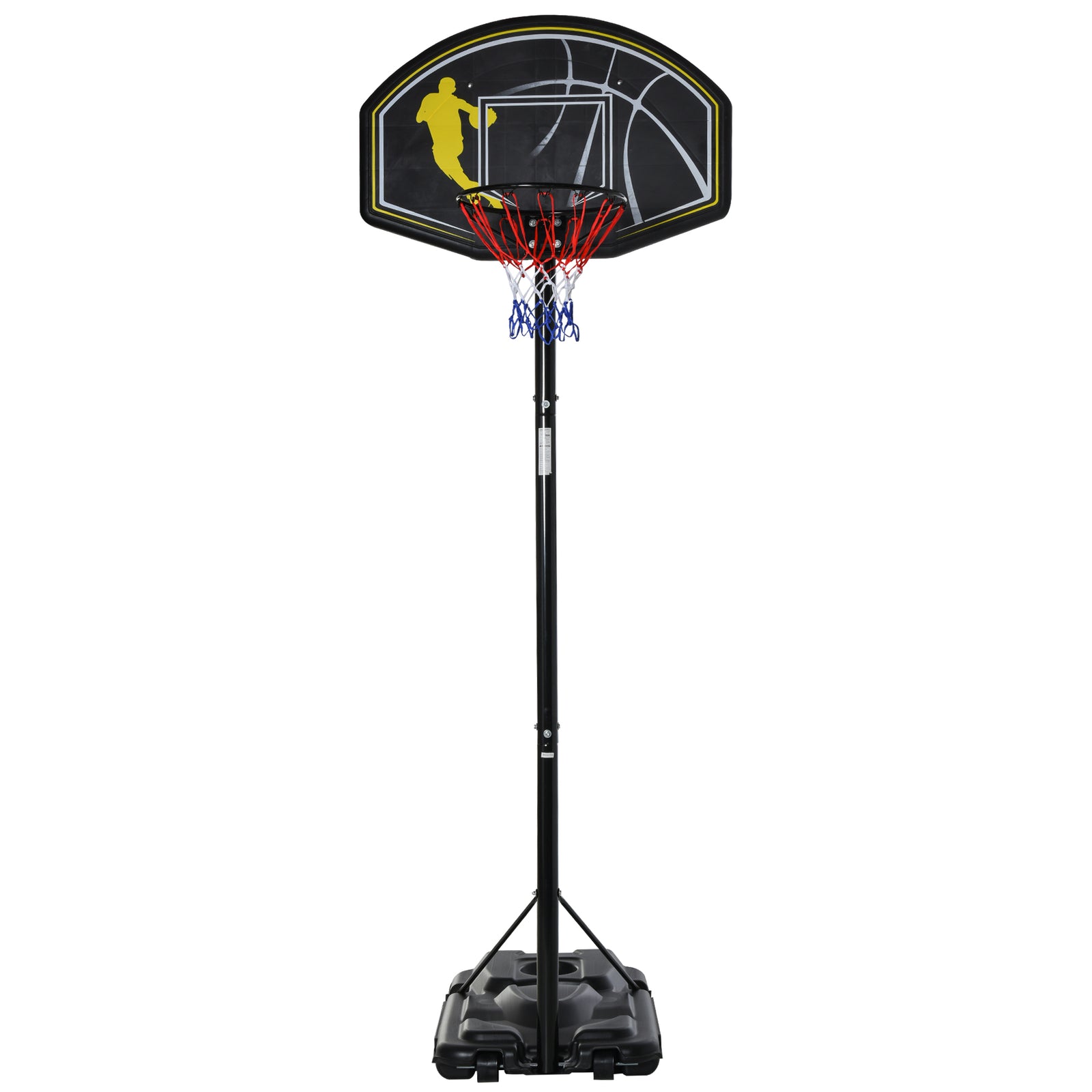 Adjustable Portable Basketball Stand 1.9m-3.05m | Multi Colour