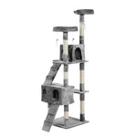 Cat Tree Scratcher Activity Centre, Condo Scratching Post Toy Bed | Gray