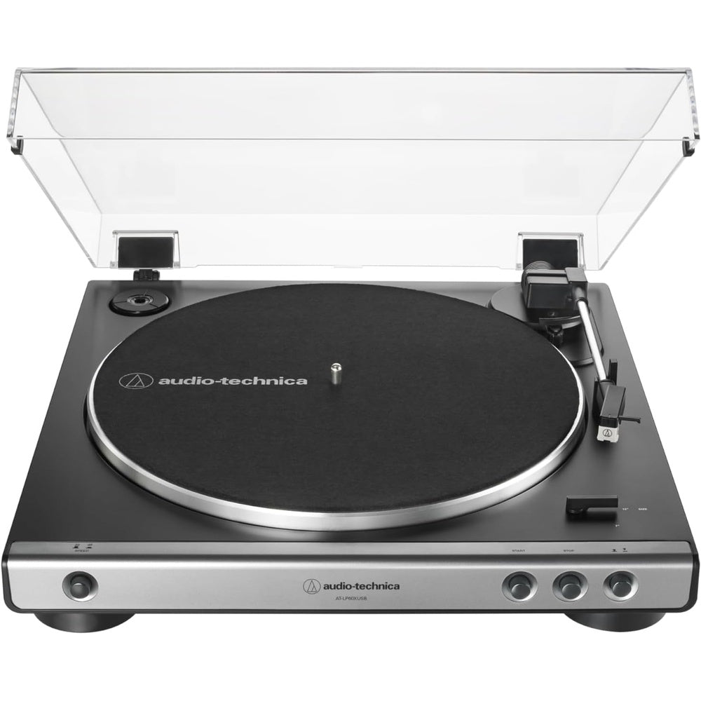 At-lp60xusb Automatic Belt-drive Turntable Analog And Usb | Black
