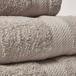 100% Combed Egyptian Cotton 500 Gsm Towels | Face Cloth (x4) | Light Grey
