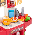 Children Pretend Kitchen Playset 42pcs Toy Accessory Set