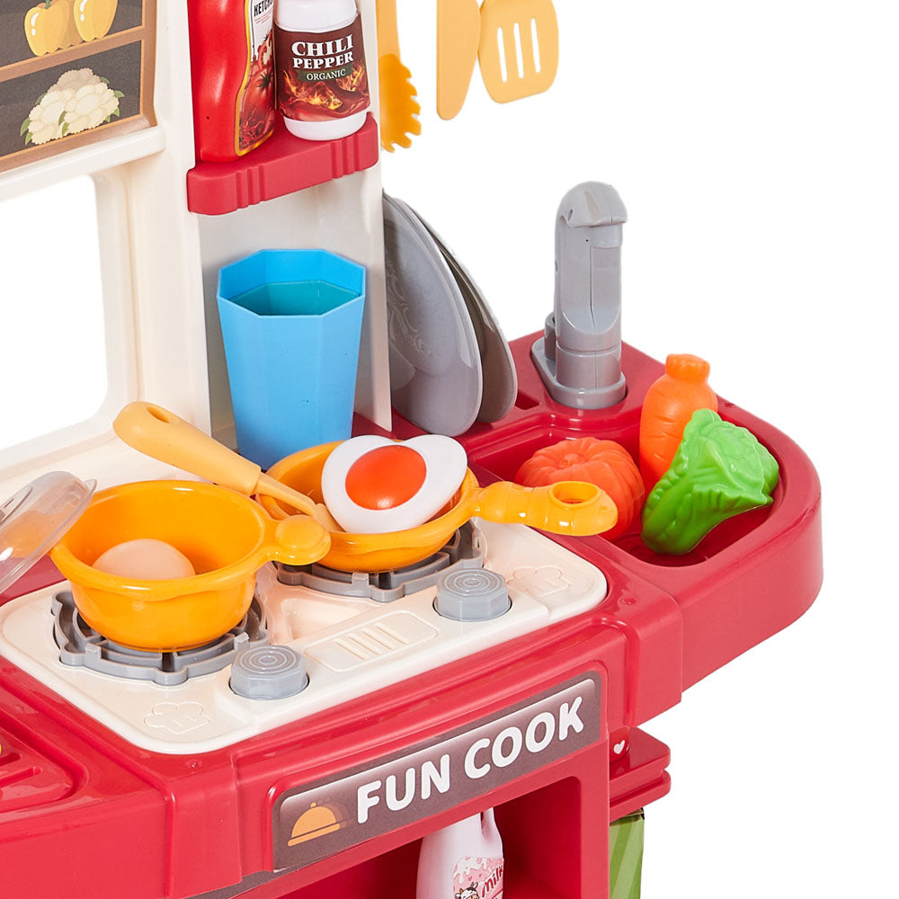 Children Pretend Kitchen Playset 42pcs Toy Accessory Set