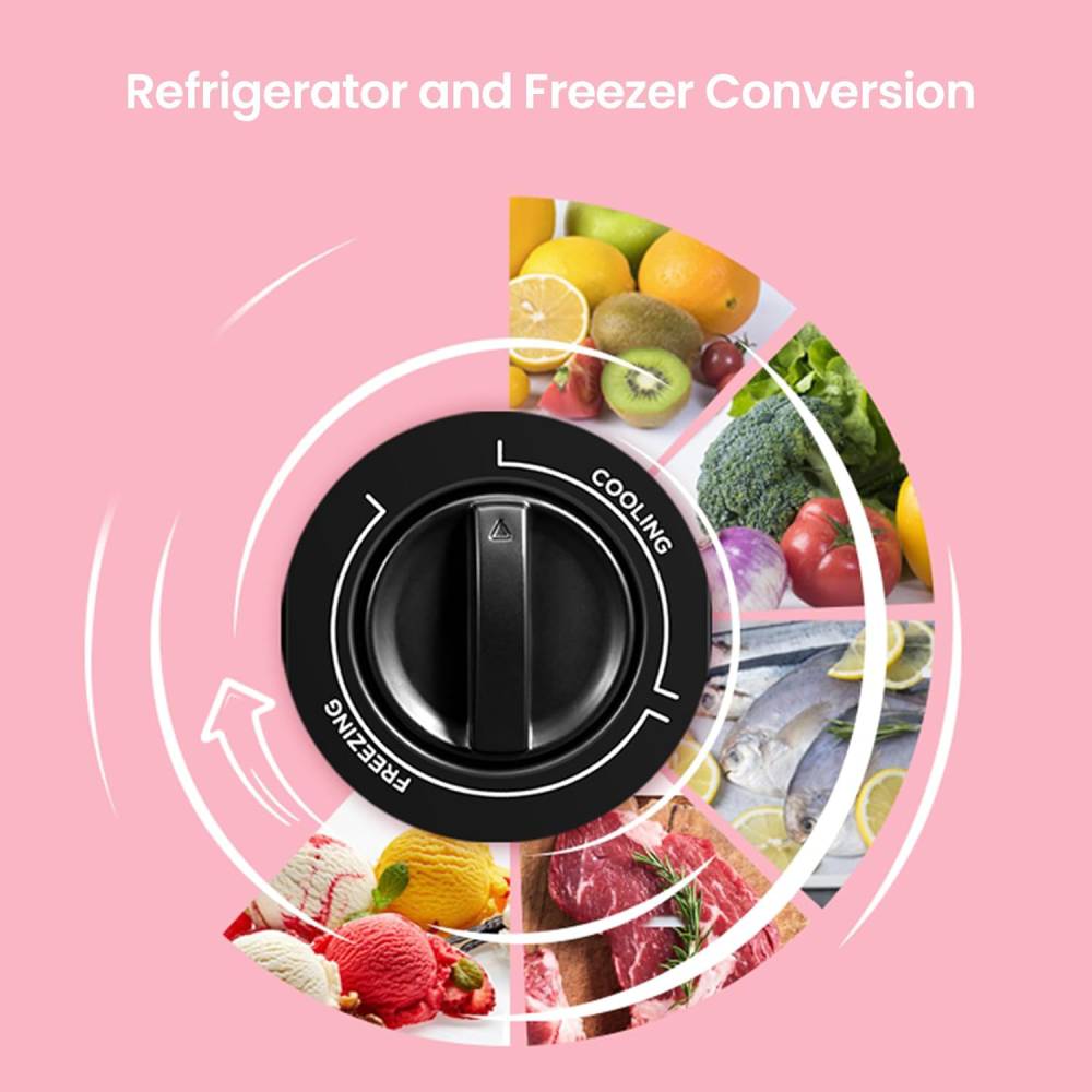 99l Freestanding Black Chest Freezer – Inverter Compressor, Led Light, Adjustable Temperature, Low Noise 38db