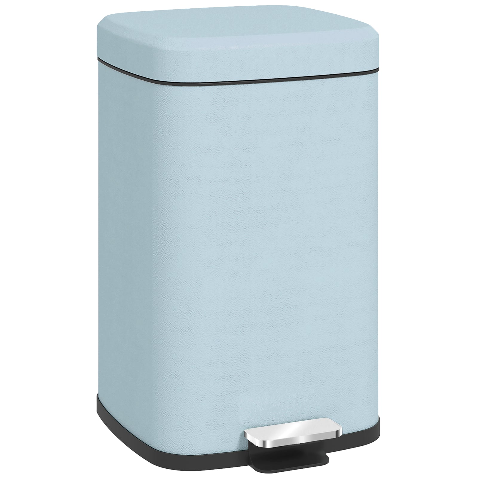 12/20l Kitchen Pedal Bin Metal Rubbish Bin Soft-close Lid | Large | Light Green