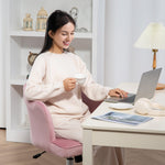 Armless Desk Chair | Pink