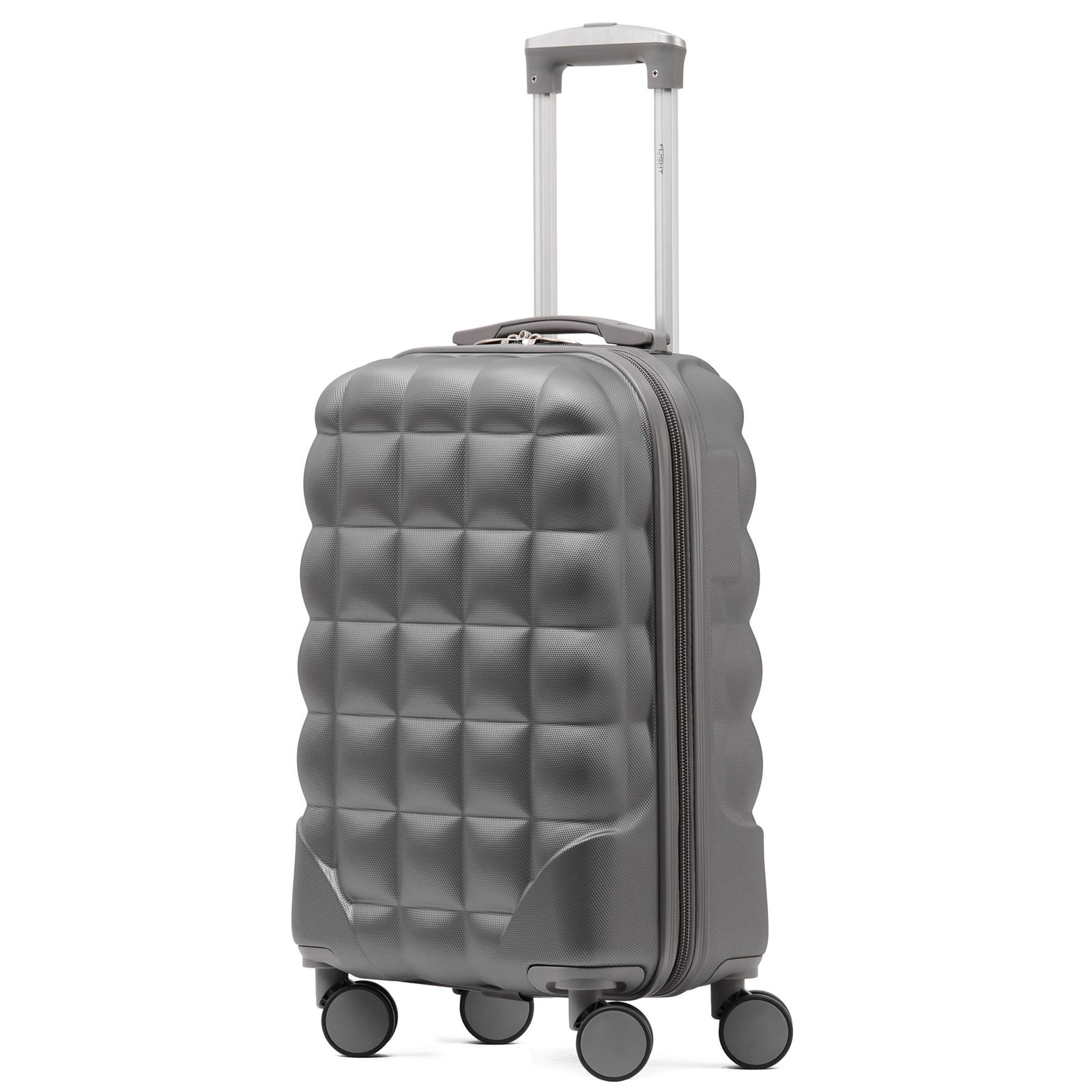 55x35x20cm Hard Case Bubble Carry On Suitcase - 100+ Airline Approved | Cabin | Anthracite