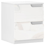 Modern Bedside Table With 2 Drawers For Bedroom, Living Room