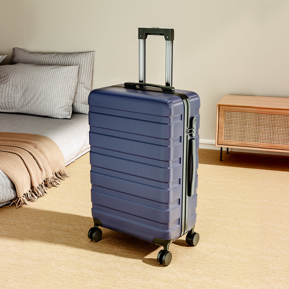 Living and Home Hardshell Rolling Luggage Trolley Travel Case 28"