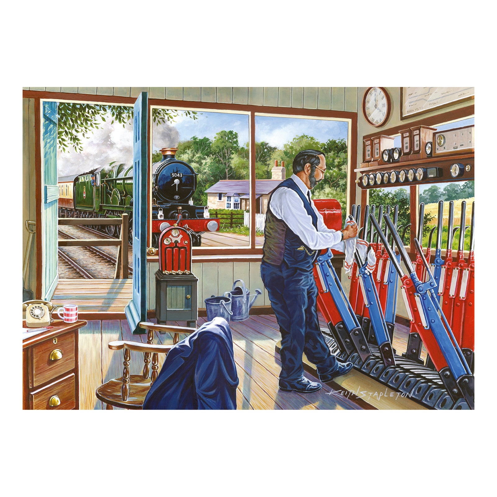 Signalling Change Jigsaw - Big 250 Piece Jigsaw Puzzle For Adults & Kids, With Extra Large Pieces