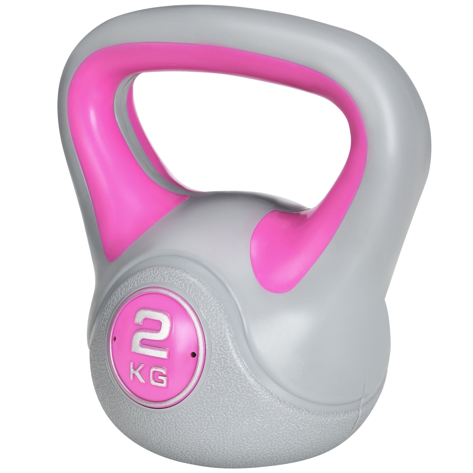 2kg Kettle Bell With Handle For Home Gym | Pink
