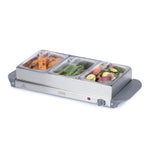 Livivo Electric Buffet Server 4.5l With Removable Trays And Temperature Dial