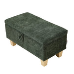 Breeins Chenille Upholstered Storage Ottoman