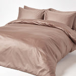 Organic Cotton Flat Sheet 400 Tc | King | Brown