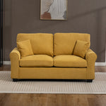 Lewiston Fabric Pull Out Sofabed | Yellow