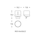Soap Dispenser 400ml Capacity Chromewall-mounted Architect S+ Collection