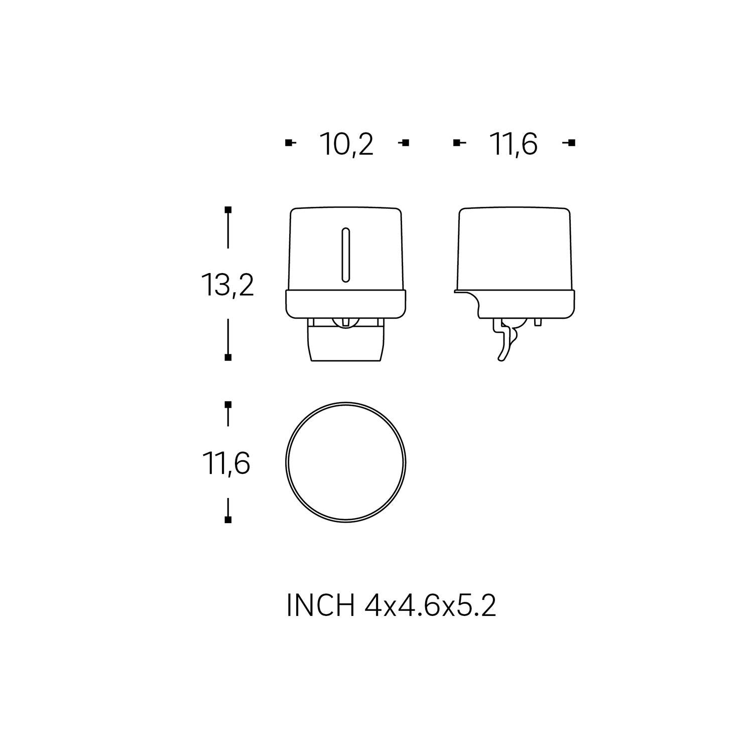 Soap Dispenser 400ml Capacity Chromewall-mounted Architect S+ Collection