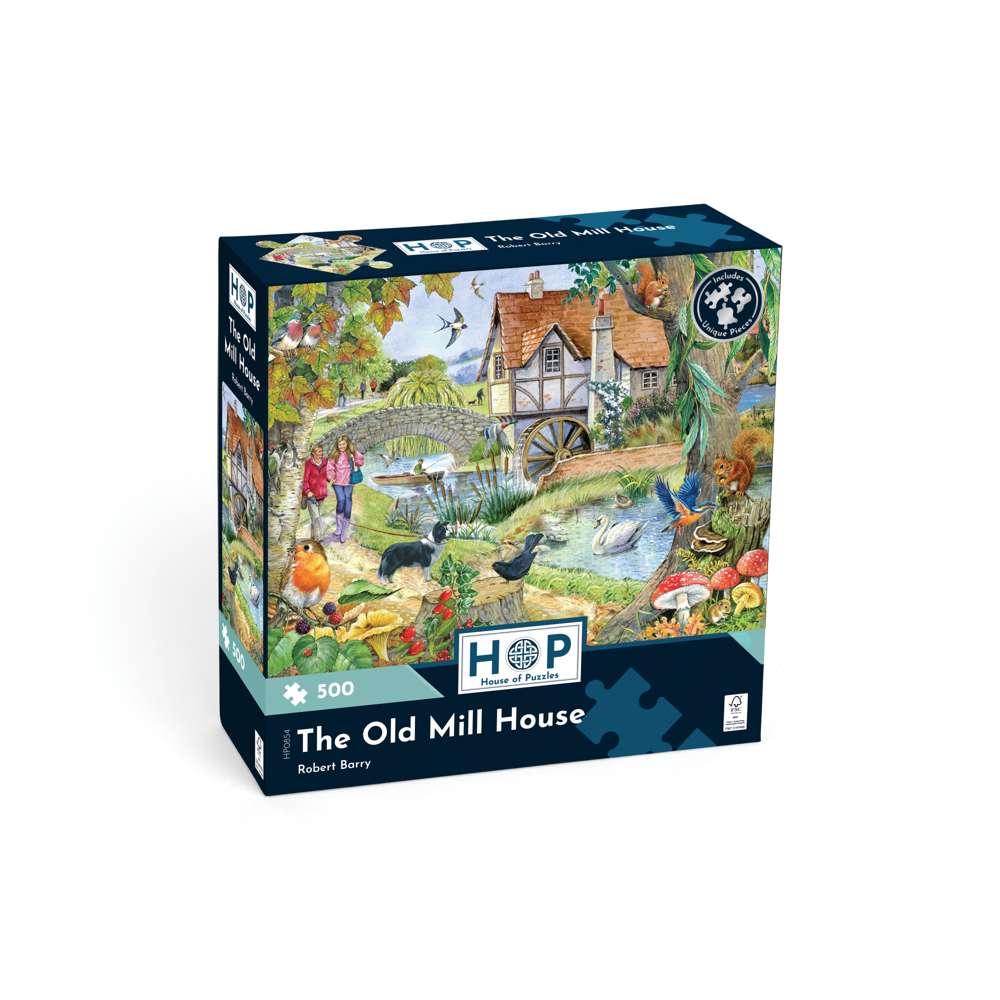 The House of Puzzles The Old Mill House 500 Piece Puzzle