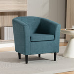 Beulah Fabric Accent Chair | Teal