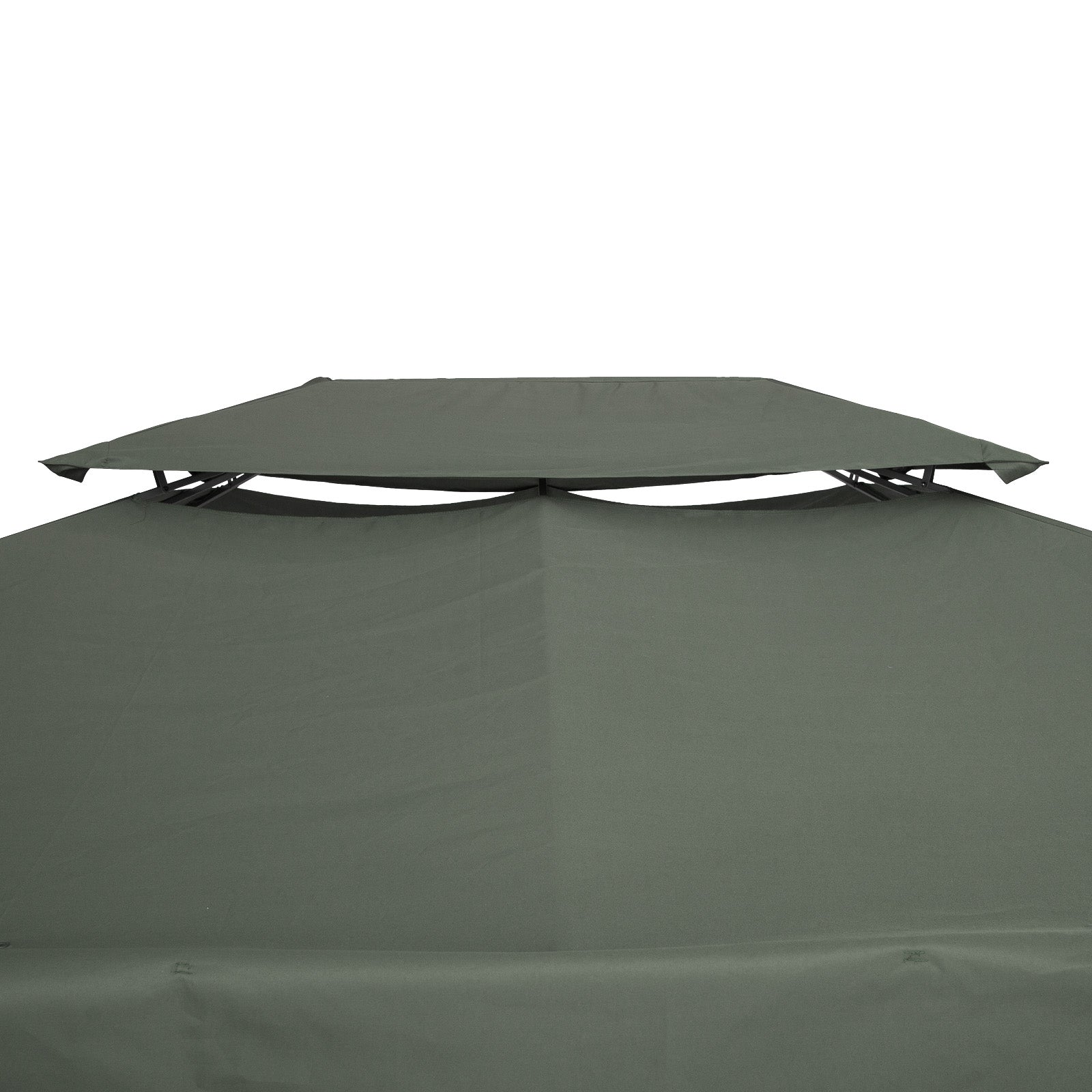 3x4m Gazebo Replacement Roof Canopy 2 Tier Top Uv Cover | Dark Gray