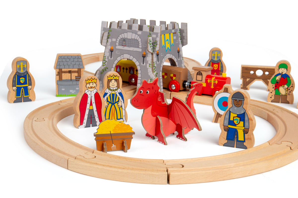 Bigjigs Rail Medieval Train Set