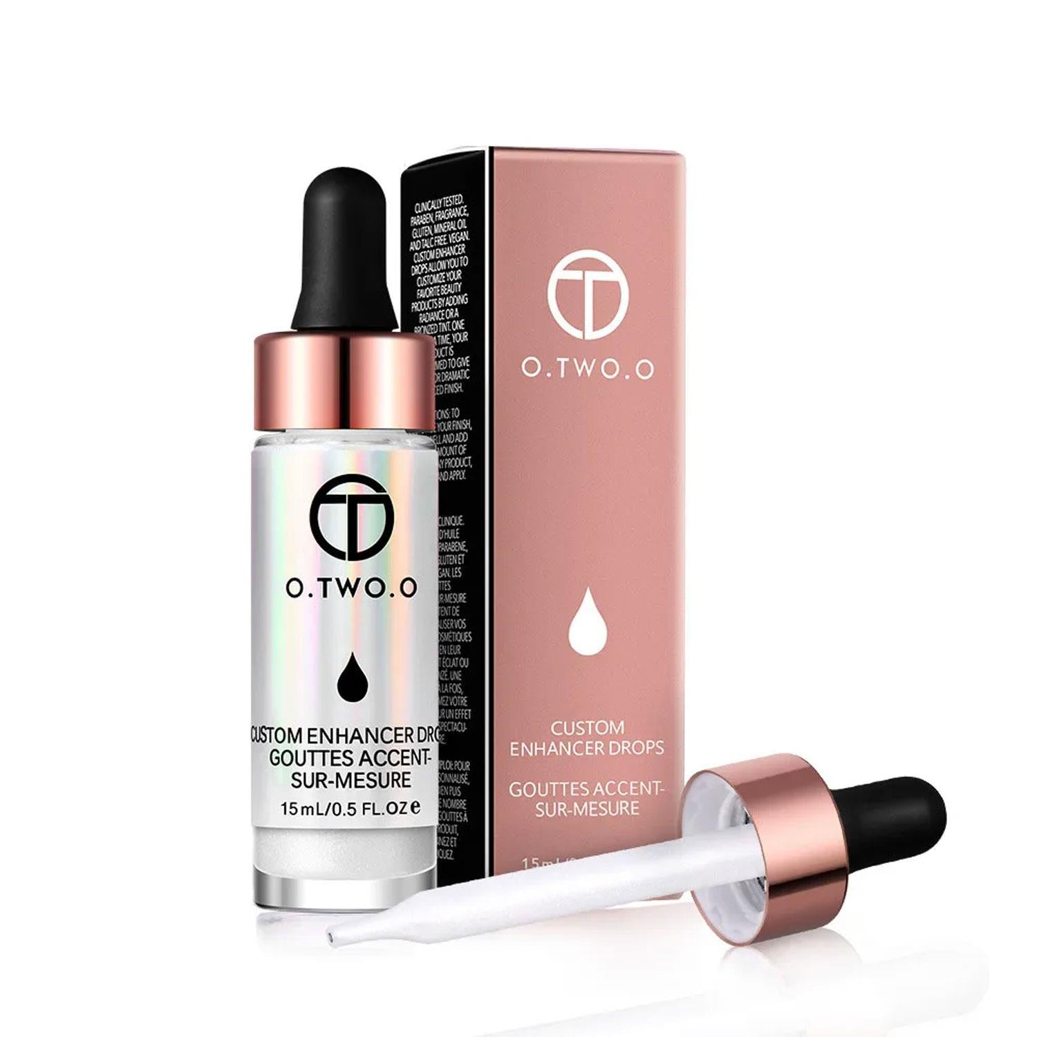 O.TWO.O Custom Enhancer Drops Liquid Highlighter Illuminator Face Makeup 15ml