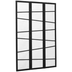 Folding Room Divider 3 Panel Privacy Screen Protector Wooden