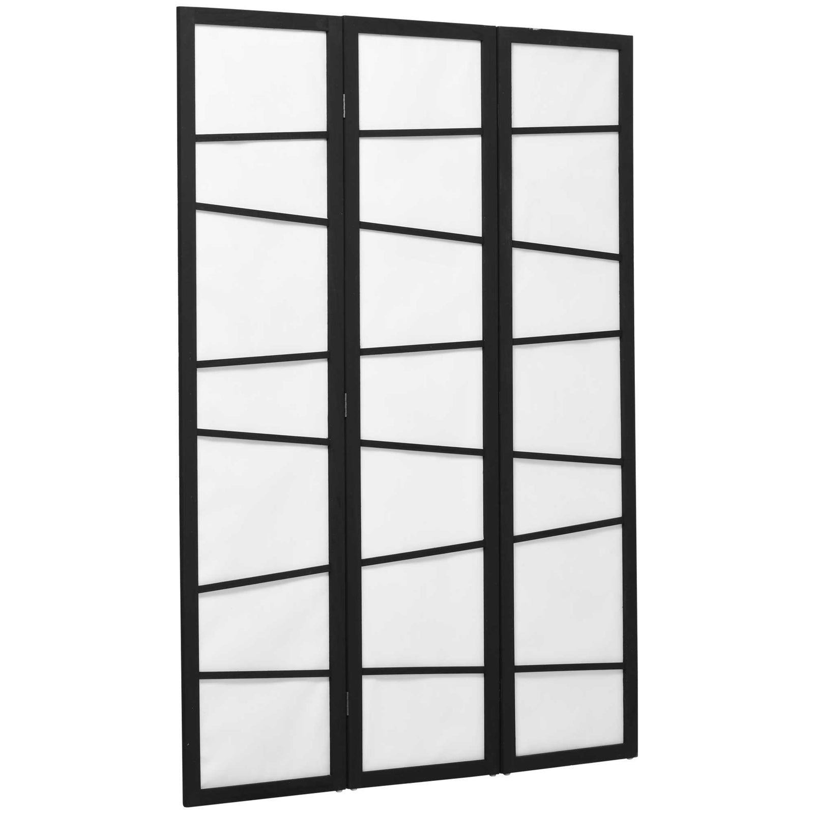 Folding Room Divider 3 Panel Privacy Screen Protector Wooden