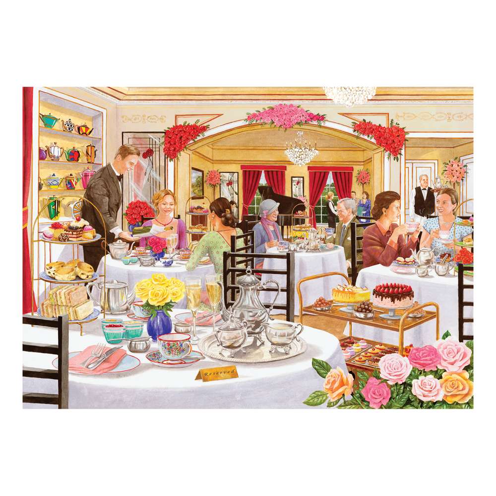 The Rose Tearooms Big 500 Piece Jigsaw Puzzle