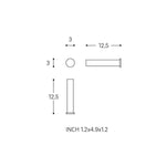 Paper Holder Without Cover Glossy Stainless Steel Logic