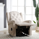 Crawley Electric Riser Recliner With Massage And Heat | Beige