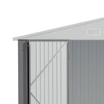 10x12ft Metal Garden Shed Outdoor Metal Storage Shed With Lockable Door