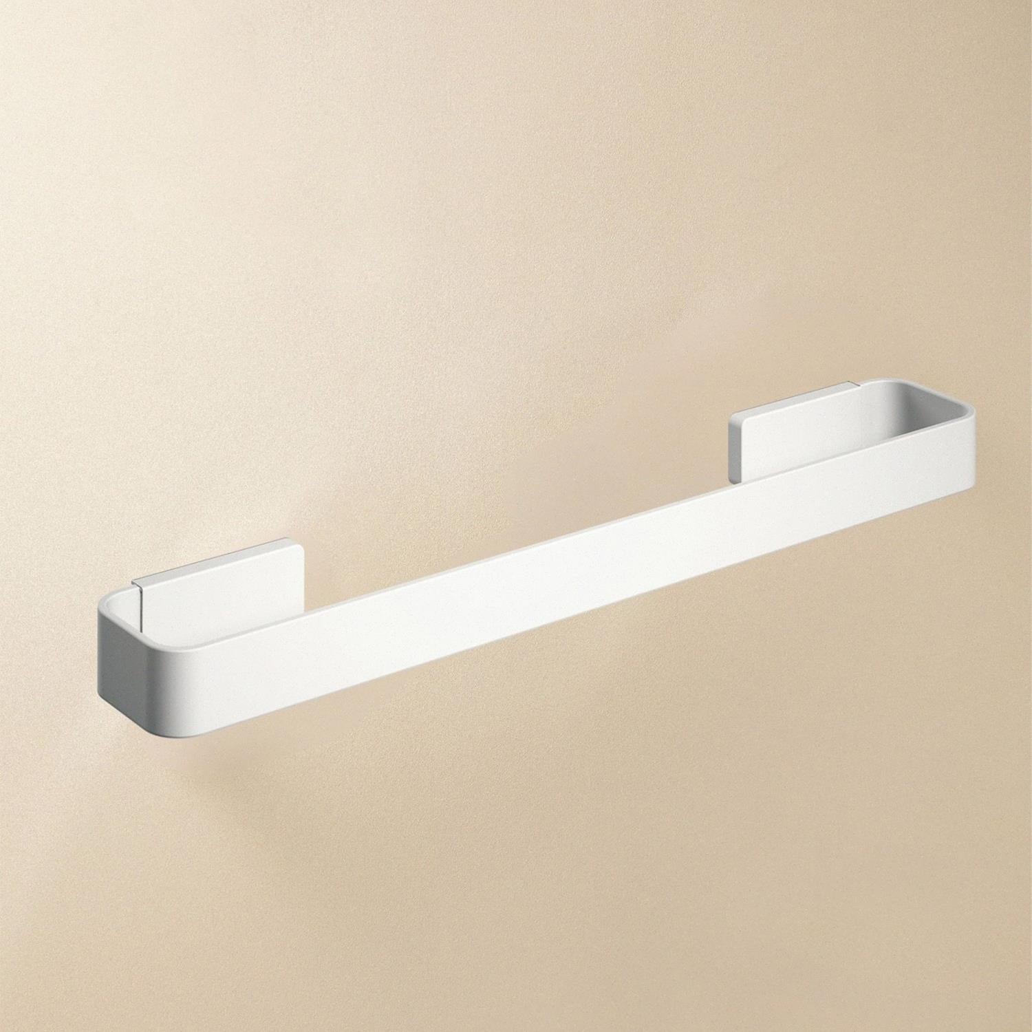 Towel Rail, White Matt, Wall-mounted, 40 Cm. Collection Nea