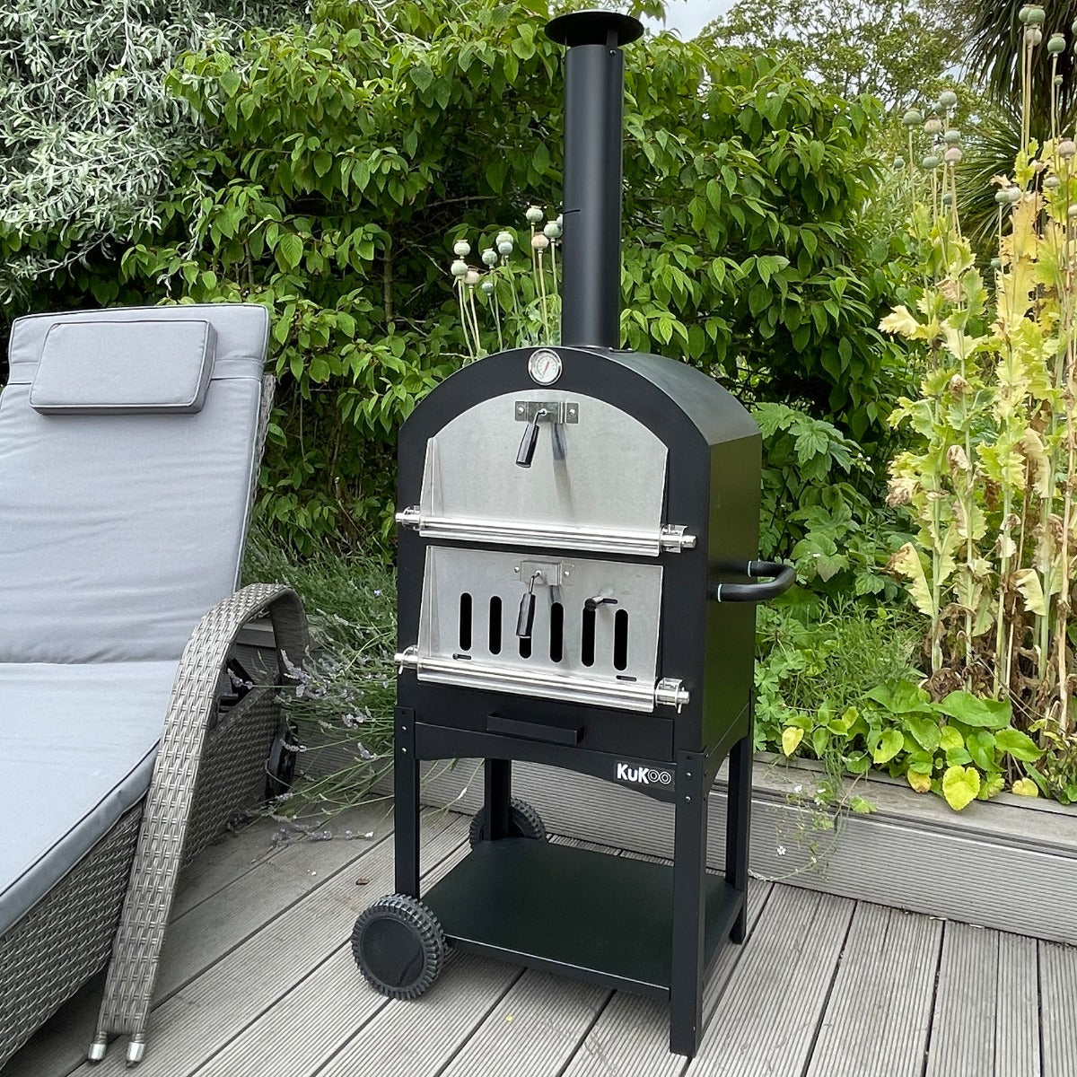 Kukoo Outdoor Pizza Oven & Pizza Peel