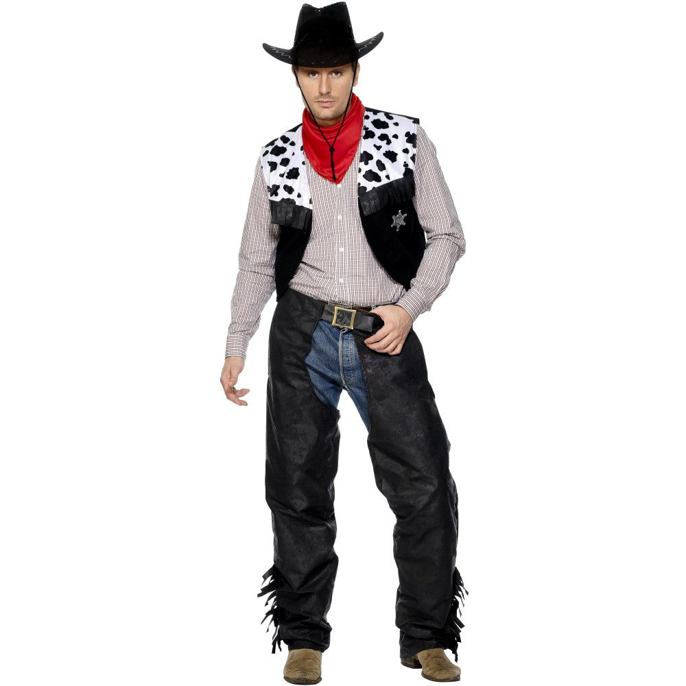 Cowboy Costume, Black | Medium