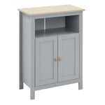 Bathroom Floor Storage Cabinet Standing Unit W/ Doors