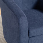 Beulah Fabric Accent Chair | Denim
