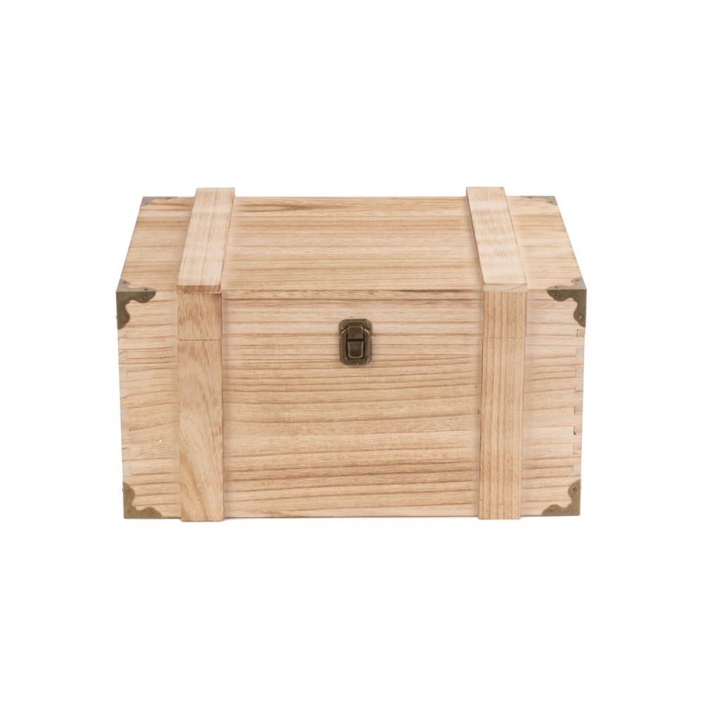 6 Bottle Wooden Wine Chest