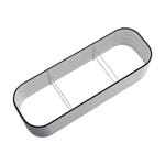 Raised Garden Bed Kit Oval-shaped Galvanized Steel Raised Garden Bed Raised Planter Box Outdoor | Small | Galvanized Silver