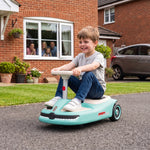 12v Electric Wiggle Car With Pedal, 2 Speeds, Soft Start | Light Blue