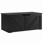 Storage Trunk For Living Room, With Safety Hinges, 100cm | Black